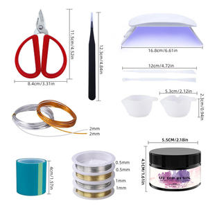 Resina UV Transparente para Flores - Resina UV de Curado Rápido para Manualidades con Flores Artificiales, Diseño Floral y Proyectos de Bricolaje - Product Image 1