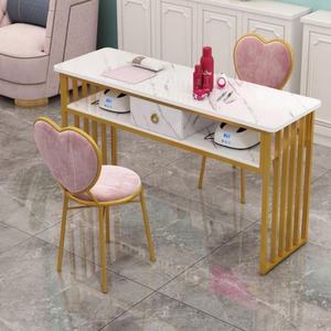 Mesa de Manicura Zxm Directo de Fábrica, Muebles de Salón de Belleza, Tocador de Madera y Metal, Precio Sorprendente para Uso en Talleres al Aire Libre y Centros Comerciales - Product Image 1