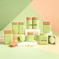 Flacon carré en verre dépoli vert avec bouchon CR, finition dégradée mate, pour compléments alimentaires, pilulier, 60ml 90ml 120ml, emballage santé