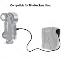 Câbles Alvin's 16V Type B mâle-mâle Micro USB vers D-Tap, câble d'alimentation de protection pour moteur pour Tilta Nucleus Nano