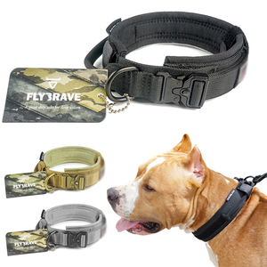 Collares de perro de nailon camuflaje duraderos resistentes al desgaste de colores personalizables OEM, collares suaves de entrenamiento para mascotas para perros grandes al por mayor