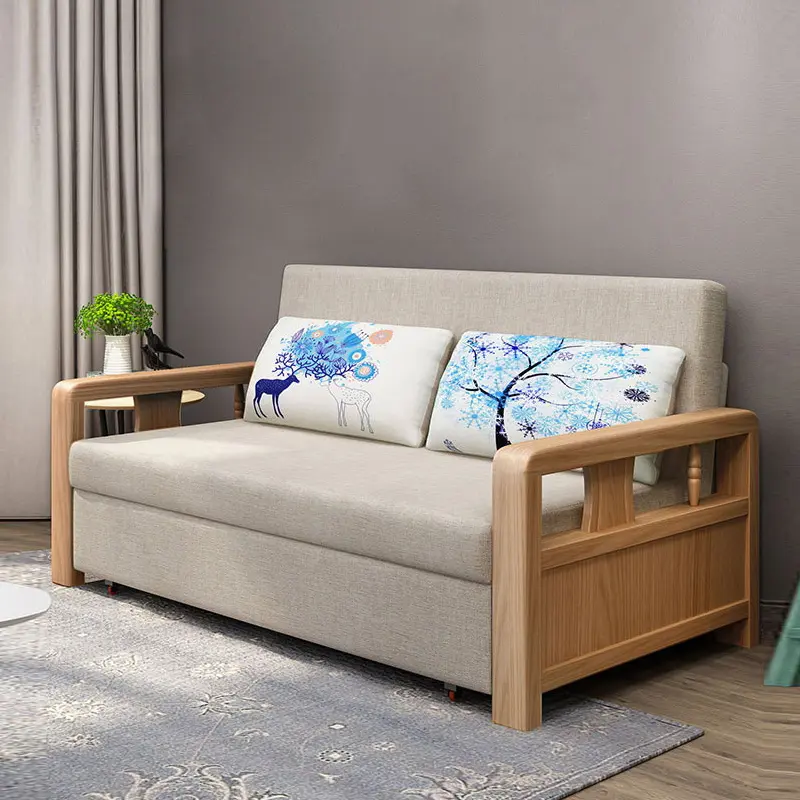 Appartamento in tessuto mobili europeo pieghevole divano letto cum daybed divano divano sede di amore 2 posti divano venire letto