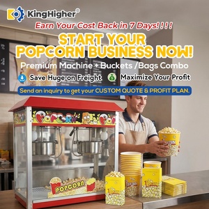 Máquina de <span class=keywords><strong>Palomitas</strong></span> de Maíz Comercial de Doble <span class=keywords><strong>Olla</strong></span>, Eléctrica y Automática, para Tiendas de Snacks, Fiestas, Eventos y Cines - Product Image 5