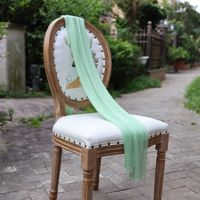 Voile transparent uni pour drapage d'arche de mariage, panneau de rideau de fond, décoration de scène extérieure pour fêtes, vente en gros