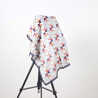 Op maat gemaakte digitale print imitatie zijden sjaals lange vierkante chiffon zijden sjaal foulards design