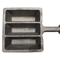 Moule pour lingots en aluminium, cuivre et plomb, 1kg 2kg 3kg personnalisé Moule pour truies en fonte d'acier