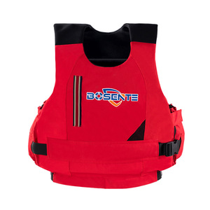 Gilet de sauvetage en néoprène 75N, flottabilité rouge et noir, combinaison de survie pour la pêche, adulte et enfant, tailles XS, S, M, L, XL, 2XL - Product Image 2