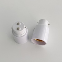 Douille de conversion en plastique B22 vers E27, support de lampe fileté E27, base de lampe universelle