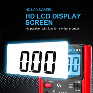 Multímetro Digital Dt-9205A de 3 Dígitos, 1000V, 200A, Cuerpo de Plástico, Características Estándar para Pruebas Eléctricas - Product Image 4