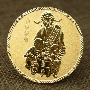 <span class=keywords><strong>Momofuku</strong></span> Dieu de la richesse Médaille commémorative plaquée or 24 carats - Product Image 2