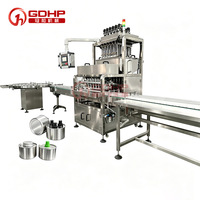 Tige Mèche Liquide Buffet Feu Gel Chafing Carburant Solide Alcool Boîte De Conserve Automatique Remplissage Capsulage Étiquetage Machine D'emballage