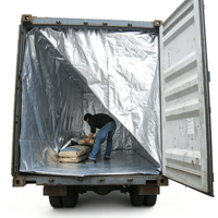 Doublure de conteneur isolée en aluminium, résistante à la chaleur, imperméable, isolation thermique pour conteneurs maritimes de 20/40 pieds