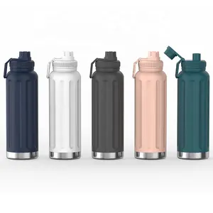 Trending Producten New Arrivals Rvs Eco Vriendelijke Dubbele Wand Vacuüm Geïsoleerde Sport Draagbare Water Fles