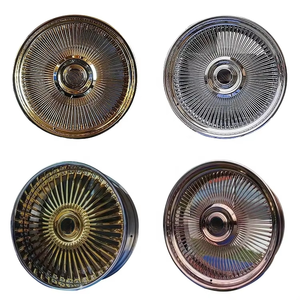 Ruedas de alambre cromadas DEONEO IATF16949 DOT para <span class=keywords><strong>Cadillac</strong></span> Chrys de 14, 15, 16, 17 y 18 pulgadas, también para otros <span class=keywords><strong>coches</strong></span> clásicos y <span class=keywords><strong>antiguos</strong></span>. - Product Image 6