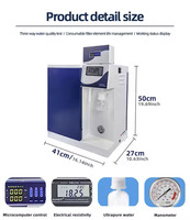 Sistema de Purificación de Agua Ultrapura Inteligente para Laboratorio, Máquina de Desionización para Análisis de Laboratorio