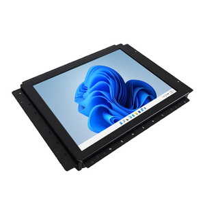15 inch kim loại trường hợp Bracket núi Màn hình LCD, DVI HMI VGA cổng, USB Màn hình cảm ứng hiển thị với OSD nút điều khiển - Product Image 1