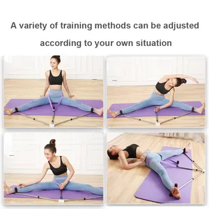Extenseur de jambes à 3 barres, dispositif d'extension de jambe en acier inoxydable pour équipement d'entraînement d'exercice de Yoga de Ballet