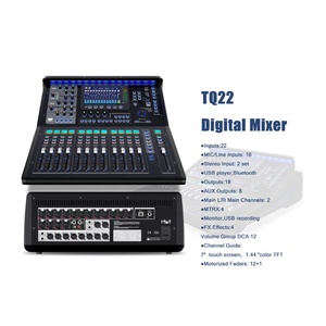 Consola <span class=keywords><strong>de</strong></span> <span class=keywords><strong>Mezclas</strong></span> Digital Profesional TQ-22 <span class=keywords><strong>de</strong></span> 16 Canales y 4 MTRX con USB/Entradas, 8 Salidas AUX, Sistema <span class=keywords><strong>de</strong></span> Sonido PA, Mezclador <span class=keywords><strong>de</strong></span> DJ - Product Image 4