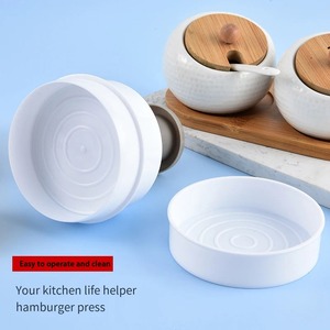 Prensa para hamburguesas, molde para hacer hamburguesas rellenas de carne y verduras, perfecto para hamburguesas y barbacoa, 1 unidad - Product Image 6