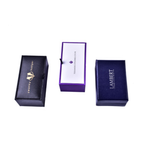 Caja de gemelos de lujo personalizada al por mayor con logotipo - Product Image 1
