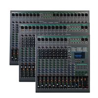 Console de mixage audio USB Gooermi MX14 14 canaux, 99 effets, carte son Bluetooth pour diffusion en direct, enregistrement en studio et scène