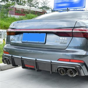 Nouveau pare-chocs arrière en fibre de carbone avec sorties d'échappement pour <span class=keywords><strong>Audi</strong></span> A6 C8 S6 2019-2022 - Product Image 2