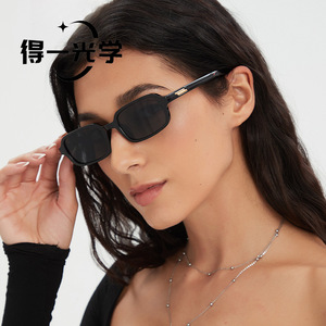 Square Frame <b>Sunglasses</b> Black UV400 Women Outdoor Fashion - Product Image 1