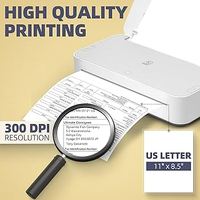 Printer Transfer Termal Portabel HPRT GT1 A4 Nirkabel Mini Printer Pita 11x8.5 Inch Ukuran US Letter untuk Kantor Rumah Perjalanan