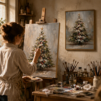 Vente en gros et dropshipping, peinture à l'huile Art Déco blanche 100% faite à la main sur toile de coton 450 GSM, taille personnalisée pour usage domestique et commercial