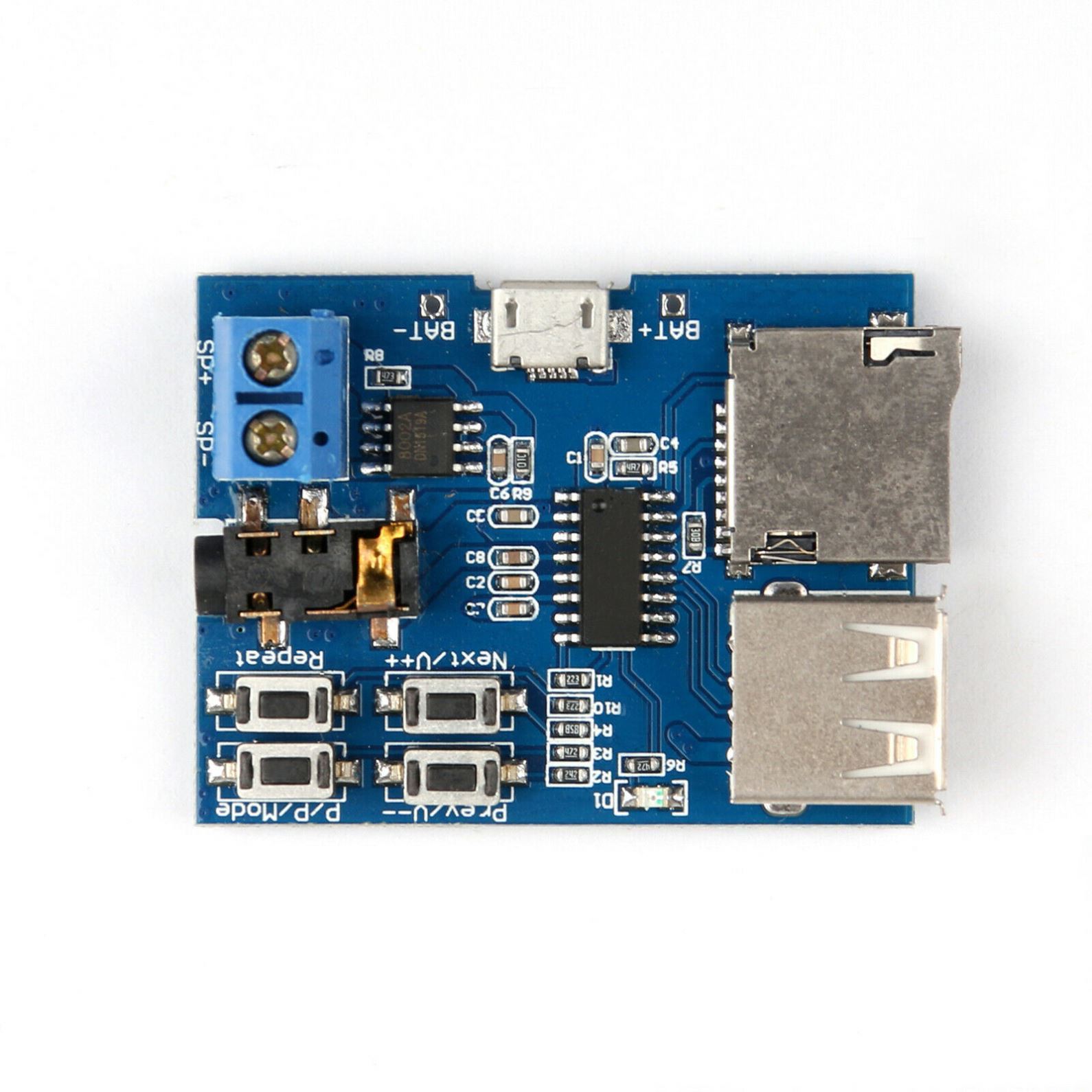 OEM PCBA Usine 1 Pièce TENSTAR ROBOT carte TF U disque MP3 format Carte décodeur module amplificateur décodage lecteur audio