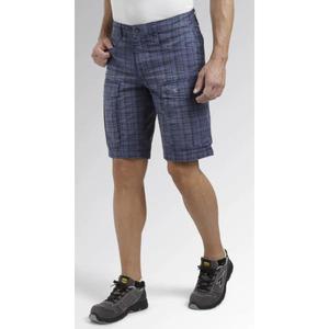 DIADORA UTILITY - 702.179824-60027/XXL <b>Plain</b>-<b>coloured</b>, aged-effect summer cargo bermuda blue shorts WORK TROUSERS - Product Image 2