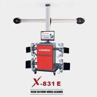 LAUNCH Outil de diagnostic d'alignement de roue 3D fixe X-831E pour la détection de l'empattement et de l'usure des pneus