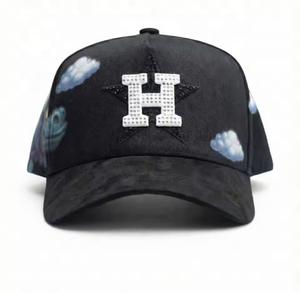 หมวกแก๊ปแบบ Snapback 5 แผง ผ้าซาตินบุด้านใน ทรง A-Frame  วัสดุหนังกลับ  พร้อมชิป NFC  รุ่น G5 Barbas  ขายส่ง  หมวก SCREAM - Product Image 4