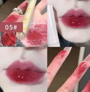 Lip Glaze Glitter Tint Long Lasting Moisturising Love Heart Shape Solid Lipstick Pen Lips Makeup Cosmetic Lip Stick Wholesale