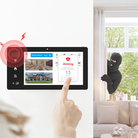Personnaliser Pas de détail 7 8 10 pouces Android tablette RJ45 POE panneau d'écran tactile mural tuya ZigBee panneau de commande d'alarme incendie