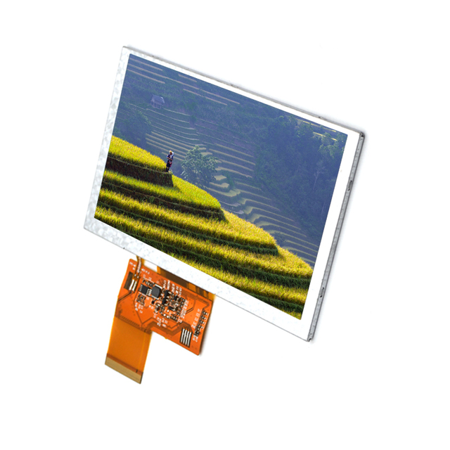 5 Inch TFT LCD Module 40 Pin Parallel RGB Glass 800x480 Horizontal Resolution Display Component