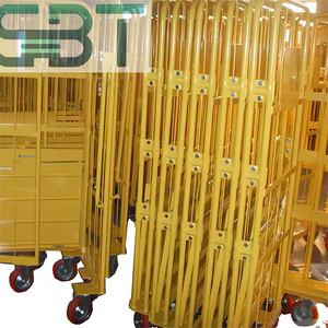 <span class=keywords><strong>Cage</strong></span> à rouleau en acier de grande capacité avec roulettes Stockage pliable Construction Ferme Restaurant Détail Hôtels Magasin d'alimentation Nouveau Utilisé - Product Image 5