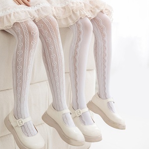 Calze <span class=keywords><strong>a</strong></span> rete e calzini per bambine Lolita di alta qualità, traforati, sottili, <span class=keywords><strong>a</strong></span> forma di <span class=keywords><strong>cuore</strong></span>, per primavera ed estate - Product Image 1
