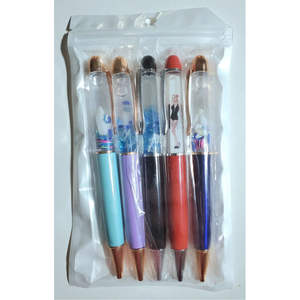 Stylo à œuf de sperme personnalisé intéressant drôle acrylique paillettes flottant liquide décapant à huile femmes nues panneau coulissant stylo flottant pour hommes - Product Image 2