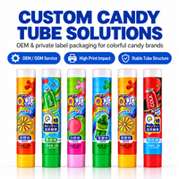 Tabung Aluminium Plastik untuk Selai dengan Tutup Ulir, Kemasan Food Grade 12.7-35mm, Wadah Custom Cetak UV