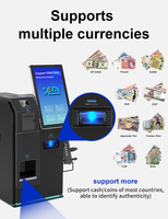 Quiosco de Monedas Personalizado con Solución Completa SDK, Lector de Códigos de Barras, Máquina de Cambio de Monedas de Autoservicio para Tiendas de Conveniencia