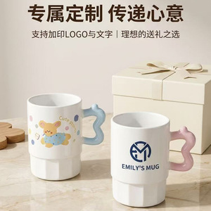 Creative <b>and</b> stylish <b>straw</b> mug, cute ceramic water <b>cup</b> with <b>lid</b>, perfect as a souvenir or promotional gift. - Product Image 2