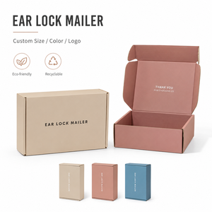 Recyclable Eco-Friendly Corrugated Mailer <b>Boxes</b> with Customizable Shapes Magnetic Closure & Gift & Craft Packaging - Product Image 2