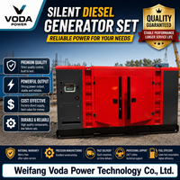 Générateur diesel silencieux mobile sur remorque de haute qualité, triphasé 400V 50Hz 60Hz 150kVA 200kVA, station d'alimentation conteneurisée pour chantier