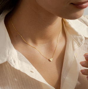 Kalung pasangan hadiah grosir Stainless Steel kalung kustom emas DIY tanggal kustomisasi pribadi hati pelat emas 18k - Product Image 3