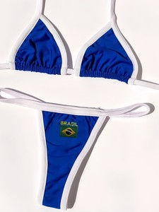 <span class=keywords><strong>Maillot</strong></span> <span class=keywords><strong>de</strong></span> <span class=keywords><strong>bain</strong></span> bikini deux pièces personnalisé RT2531 pour femme, sexy, avec logo imprimé, biquini brésilien - Product Image 4