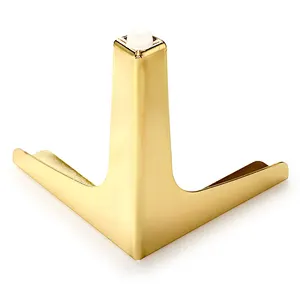 Pied de meuble en métal, nouveau Style contemporain, en laiton Antique, or, canapé, armoire en fer, pieds dorés chromés, pieds de Table triangulaire - Product Image 1