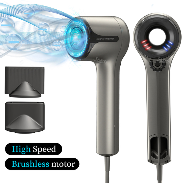 High Speed Brushless Motor Premium Strong Wind Leafless Ionic Manufacturer Million Negative Ionic Hair Dryer