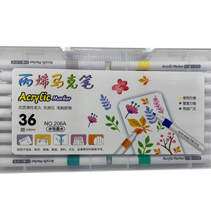 Marqueurs d'art, stylo marqueur à pointe feutre personnalisé, peinture acrylique, ensemble de stylos pour écrire, peindre, dessiner, graffiti - Product Image 5