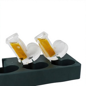 Moule et plateau à glaçons créatifs en silicone en forme de botte, tendance, faciles à démouler, pour gobelets comestibles et verres à vin - Product Image 1